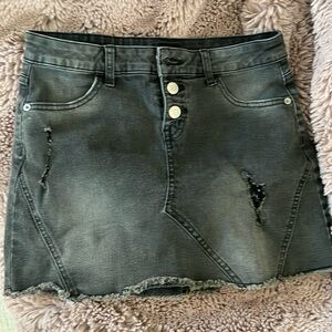 Justice jeans skirt, size 14